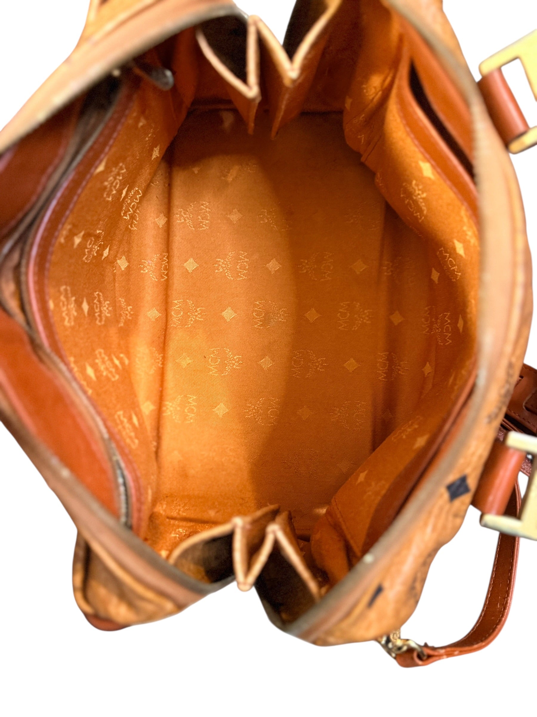 MCM Vintage Boston Bag with Shoulder Strap