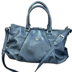 MCM Black Leather Two-Way Bag