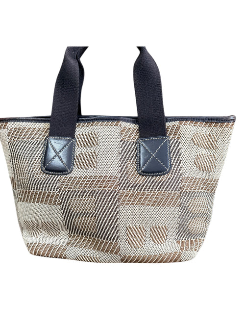 Bally Monogram Canvas Top Handle Bag